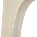 Ekena Millwork BKTW02X04X08CVRW Clarksville Wood Brackets, 1 3/4"W x 4"D x 8"H , Rubberwood