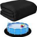 VICAMB 15ft Heavy Duty Round Pool Liner Pad for Above Ground Pool,Pool Ground Mat Under Pool Pad,Pool Bottom Liner Protector to Prevent Puncture and Extend Liner Life
