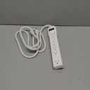 Amazon Basics 6-Outlet Surge Protector Power Strip, 790 Joule, LED Indicator, 6-Foot Long Cord, White