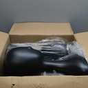 Leinuosen 4 Pcs 16 Inch Professional Mannequin Head Plastic, Realistic Durable Women Model Torso Styling for Wig, Making Styling, Hat, Mask, Headdress, Jewelry, Sunglasses Decor (Black)