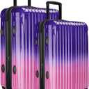 Luggage Set, 20 Inch Carry on Luggage, 24 Inch Checked Luggage Lightweight Hardside Suitcase With Spinner Wheels, TSA Lock, 2-Piece Set