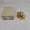 Wall Charmers Mini Gold Faux Lion Head Wall Hanging - 9" Faux Taxidermy Animal Head Wall Decor - Handmade Farmhouse Decor by Wall Charmers