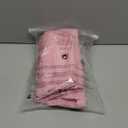 Women's High Waisted Straight Leg Slim Fit Raw Hem Patchwork Stretchy Y2K Stacked Mom Jeans Boyfriend Jeans for Teen Girls (Large, Pink)