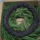 Christmas Norfolk Pine Wreath, 24 Inch Christmas Wreaths for Front Door, Real Touch Pine Wreath, Large Artificial Green Wreaths for Walls Windows Porches Farmhouse Indoor Outdoor Home Decor