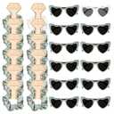 12 Sets Satin Bridesmaid Scrunchies Proposal Gifts,Bridesmaid Gifts Bulk Scrunchies for Women, Bachelorette Party Favors Hair Scrunchies Bulk, Bachelorette Party Accessories for Wedding Party Favors