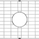 Swiss Madison SM-KS245-G 24x18 Kitchen Sink Grid (Black)