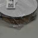 Wooden Hand Held Percussion Tambourine with Storage Bag - 8 Inches, Ideal for Church, Wedding, Party, Dance, Photo Shoot