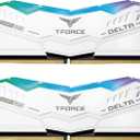 TEAMGROUP T-Force Delta RGB DDR5 Ram 32GB (2x16GB) 6000MHz PC5-48000 CL30 Intel XMP 3.0 & AMD Expo Compatible Desktop Memory Module Ram White FF4D532G6000HC30DC01