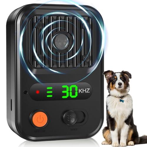 YEOWWW! Anti Barking Device for Dogs, Rechargeable Ultrasonic Dog Control Devices Up to 50 Ft Range with 3 Modes,Silencer Sonic Barking Deterrent Indoor/Outdoor Safe for Dog & People (Balck) 3