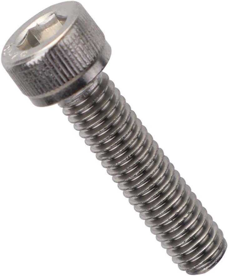M3 x 30mm Socket Head Cap Screws Metric, Allen Socket Drive, Stainless Steel 304, Full Thread, Bright Finish, Machine Thread, 100 PCS