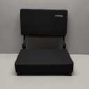 Chair - Stadium Seat with Back Support, Padded Foam Backs, 330LBS Weight Support, Portable, Foldable, Black