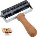 Tianman Rolling Pin Pizza Roller, Marble Roller Non-Stick T-Type, For Cake Baking Tortilla Fudge Pizza Cookies and Other Kitchen Baking Cooking (Type 1 Black).