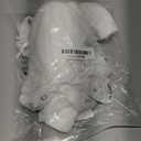 Baby Girl Romper Dress Lace Flowers Long Sleeve Knit Bodysuit Fall Winter Outfit with Headband (White A, 6-9 Months)