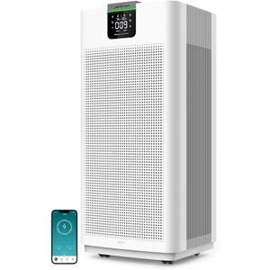 Jafnda Air Purifiers for Home Office 4575 ft, APP & Alexa, Ture HEPA 13 Activated Carbon Air Filter, Air Cleaner for Large Room Remove 99.97% Dust Pollen Smoke Pet Dander Allergies Mold Odors VOCs