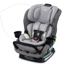 Britax Poplar S Convertible Car Seat, 2-in-1 Car Seat Extended Rear Facing, 17 Slim Car Seat Design with Fast & Easy ClickTight Installation, Anti-Rebound Bar & SafeWash Fabrics Glacier Graphite