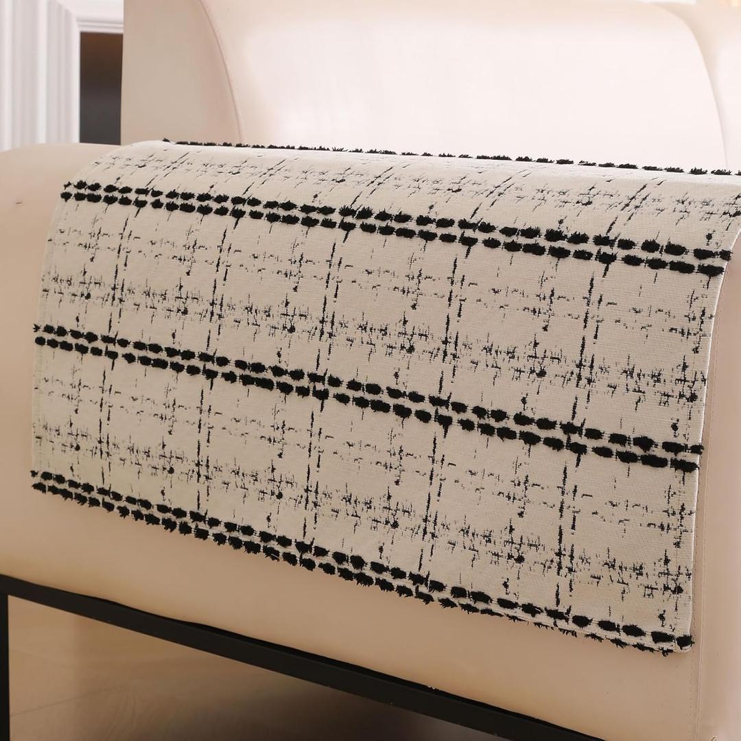 Waterproof Couch Cover for Dogs Washable,Chenille Pet Couch Covers for Sofa,Non-Slip Couch Covers for 3 Cushion Couch Sofa Pet Friendly (White, 27 * 23.62pc)