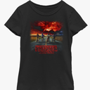 Netflix Stranger Things Where It Began Girls Short Sleeve Tee Shirt XS