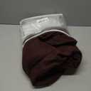 Deisy Dee 2 Piece Velvet Club Chair Slipcover Stretch Barrel Chair Covers Accent Chair Cover Removable Couch Furniture Protector Arm Chair Cover for Living Room (Brown)