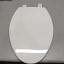 KOHLER 20110-0 Brevia, Slow Close Toilet Seat, Elongated Toilet Seat, Grip-Tight Bumpers Quick-Attach Hardware, White