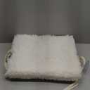 Cat Hammock with Industrial-Grade Suction Cups - Solid Pine Wood Seat, Soft Cushion - 42 lb Capacity (Medium, Brown/White)