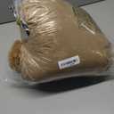 INVENHO Small Dog Bed Washable Orthopedic Calming Warming Durable Pet Bed with Anti-Slip Bottom (S (20"x19"x6"), Dark Brown)