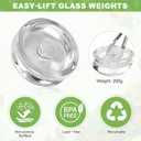 Fermentation Kit for Wide Mouth Mason Jars (86mm), 316 Stainless Steel Fermentation Lids, Glass Weights, Airlock System, Complete Home Fermenting Set (Jars Not Included)
