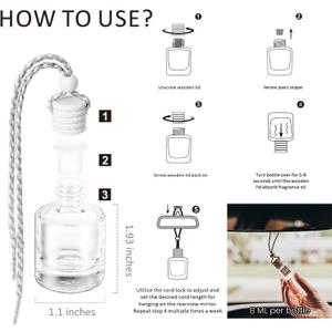 C Classy Car Air Freshener Hanging 1Pack, New C ar Essential Oil Diffuser for Cars, Cute Car Accessories, Long-Lasting Fragrance, C ar Air Fresheners for Women & Men Gift, Made in USA