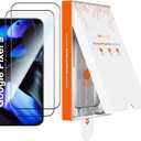 KUZOOM 2 Pack HD Clear Tempered Glass Screen Protector for Google Pixel 9