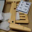 Dog Water Bowl Dispenser Stand - Elevate/Raise Automatic Dog Feeder, Food/Water Dispensers - Adjustable, Fits Various Shapes and Sizes - Natural Bamboo