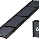 HBTower 63" Long & 17.3" Wide Folding Dog Ramp for Car, SUV & Truck Portable Pet Ramp with Non-Slip Surface, Extra Wide Steps for Large Dogs Up to 250LBS