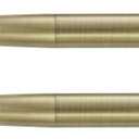 2 Pack 1Inch Diameter Wrap Around Curtain Rods, 28-48Inch Adjustable Length Room Darking Curtain Rods with Aluminum Finials and Brackets, Antique Bronze