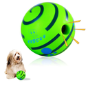 HYQ Interactive Squeaky Dog Ball - 2.75 Inch Toy for Small, Medium, Large Dogs and Puppies to Keep Them Busy, Pack of 2