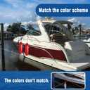 Affordura Boat Fender 4 Pack Boat Bumpers Fenders with 4 Ropes, Boat Bumpers for Pontoon Boat Fenders Inflatable