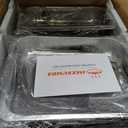 9.5QT Chafing Dishes for Buffet 4 Pack with 7 Pans Glass Lid, Gold