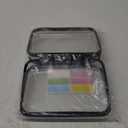 2Pcs Clear Hard Shell Zipper Case, Clear Zipper Pouches Makeup Case & Diaper Bag Organizer Lidded Storage Bins for Cosmetics, Toys, Puzzles, Craft - Travel & Home - 8.7 x 6.3 x 2.4 Inch