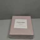 Calvin Klein - Full Bed Sheets, Relaxed Garment Washed Cotton Percale Bedding Set with Matching Pillowcases, Deep Pockets, Oeko-TEX Certified (Washed Percale Pink, Full)