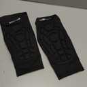 HOBRAVE 2PCS Soccer Shin Guards Padded Calf Compression Sleeves Supports for Shin Splint, Large