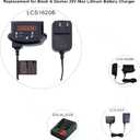 LCS1620B Replacement for Black and Decker 20V Lithium Battery Charger, Compatible with Black and Decker 12V and 20V MAX Battery LBXR20