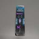 Philips Sonicare C3 Two-in-One - Genuine Replacement Electric Toothbrush Heads, Black, 4 Pack One Year Supply, HX9044/95