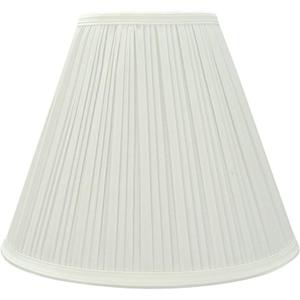 Aspen Creative 59176A, Empire Uno Lamp Shade, Off White, 5" Top x 11.5" Bottom x 9.5" Slant Height, Slip UNO 33mm