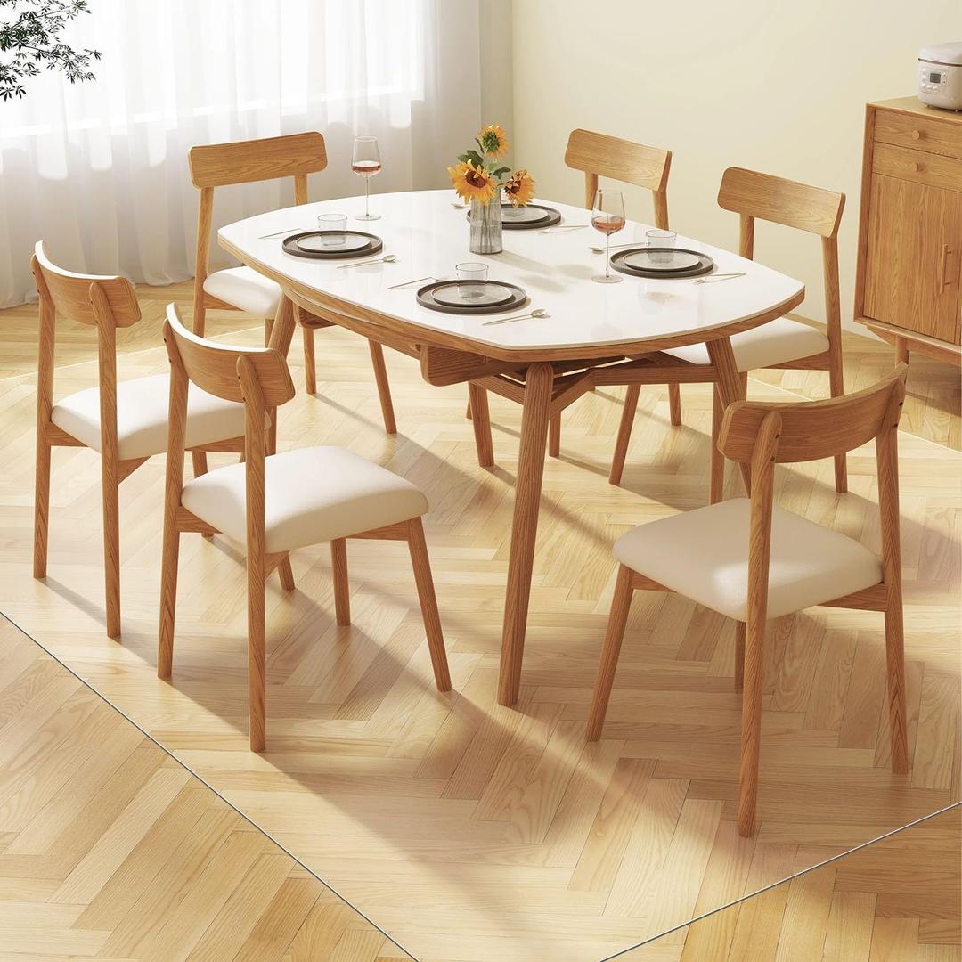 Clear Floor Mat for Home, 4'6' Large Non-Slip Plastic Rug for Under Kitchen Table, Durable Waterproof Vinyl Area Mat for Baby Spills, Dog Accident, Anti-Scratch Floor Protector for Living Room