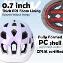 Kids Bike Helmet, 2 Size Adjustable for Youth Toddler Boys & Girls 3-5-8-10-12-14 Years, Child Helmets with Visor for Skating Cycling Scooter