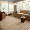 Loloi Chris Loves Julia Judy Collection JUD-01 Natural/Cream 2'-6" x 7'-6" Runner Rug