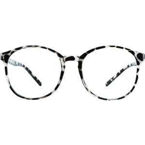 VisionGlobal Blue Light Blocking Glasses for Women/Men, Anti Eyestrain, Computer Reading, TV Glasses, Stylish Oval Frame, Anti Glare(Leopard,+2.00 Magnification) (01_days_leopard)