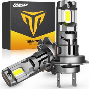 Termitor - H7/H7LL Bulbs,  % Brighter, Truly Plug and Play H7 Light Bulbs, 6500K Cool White, CAN-Bus Ready, No extra Adapter Required, Pack of 2