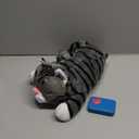 Pets Know Best HuggieKitty | Comfort Purring Companion with Heartbeat Sleep Aide for Cats & Kittens, Heating for Calming Relief, Carrier & Behavioral Training Essential, Breeds, Grey