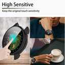 4-Pack Approach S50 Screen Protector Case Compatible with Garmin Approach S50 Smartwatch, Ultra-Thin Scratch Resistant Cover with Tempered Glass for Women Men