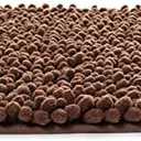 Chenille Bath Mat Plush Sand 17" x 24"