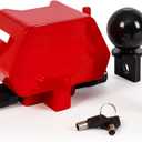 Trailer Lock, Heavy Duty Trailer Coupler Lock, Fits 2" & 2-5/16" Hitch, Secure RV Boat Camper Truck