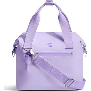 Pastel Lunch Box Women | Insulated Waterproof Leakproof Lunch Bag Cooler | Adjustable Strap | BPA-Free (10L, Misty Lilac)